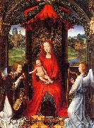 Hans Memling, Madonna and Child with Angels